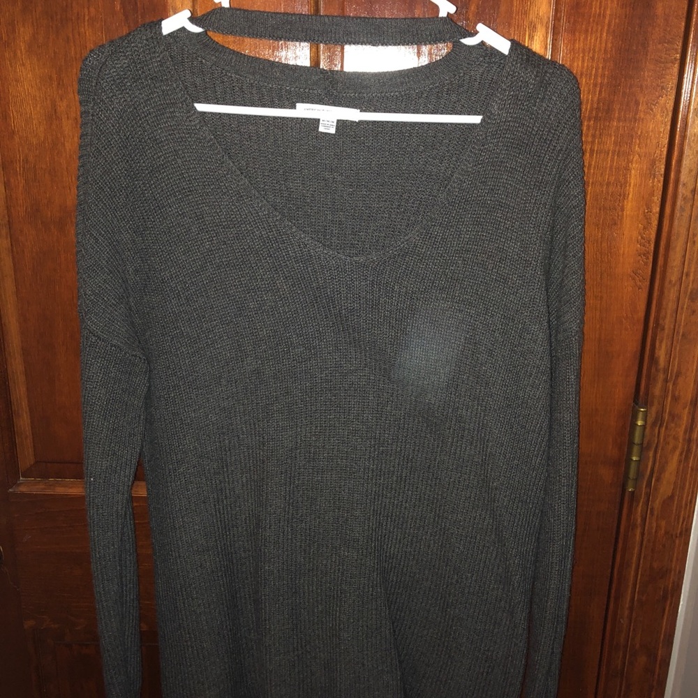 American eagle choker neck sweater